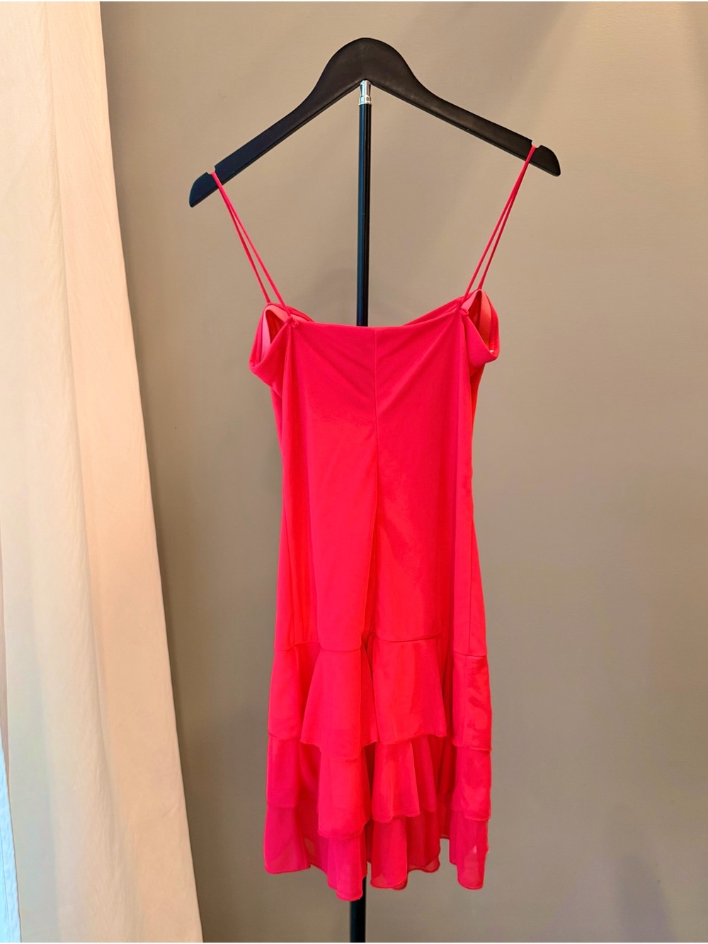 Vintage Y2K Rampage Red Ruched Mini Dress M Formal Vacation Party Romantic 90s - Picture 3 of 11